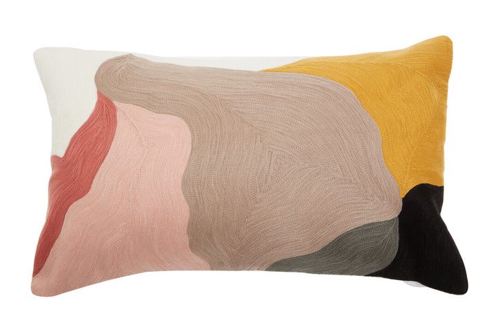 Ozella Multi Coloured Rectangular Cushion