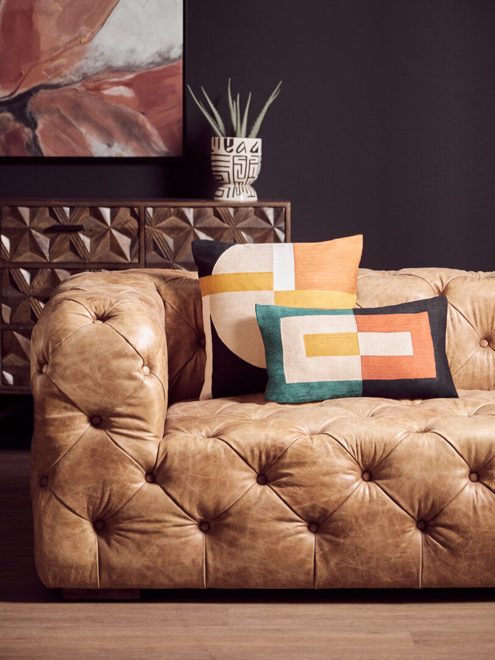 Dove Multi Coloured Rectangular Cushion