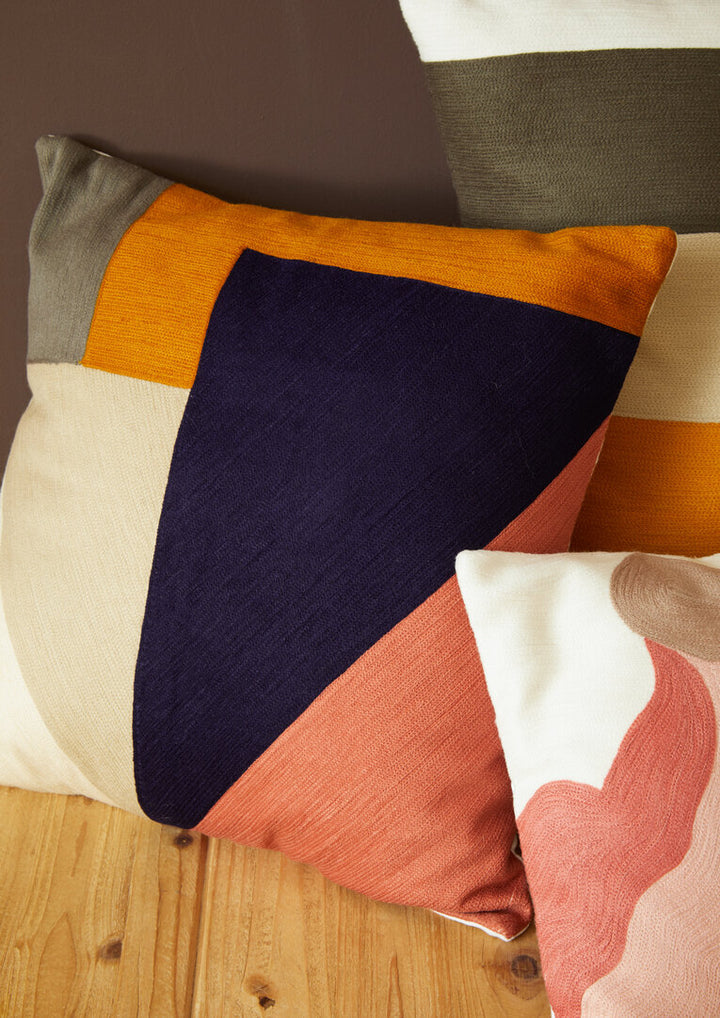 Dove Abstract Multi Coloured Cushion