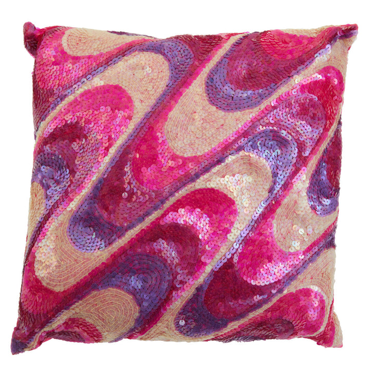 Duke Sequins Pink Cushion