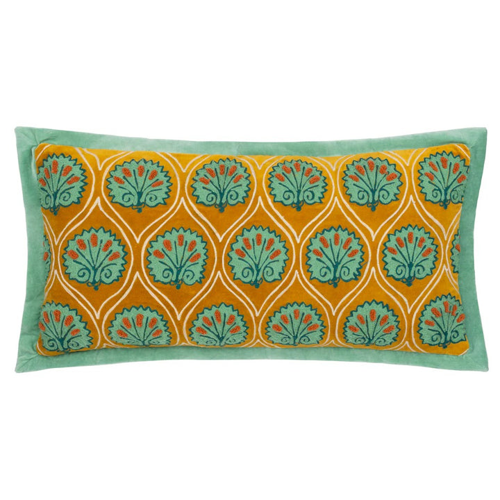 CASA CUSHION OCHRE/MARINE