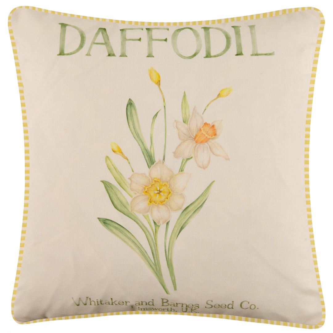 DAFFODIL 50X50 OUTDOOR CUSHION CASE YELLOW