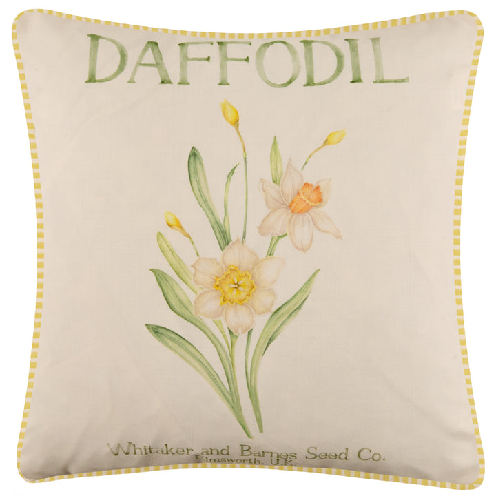 DAFFODIL 50X50 OUTDOOR CUSHION CASE YELLOW