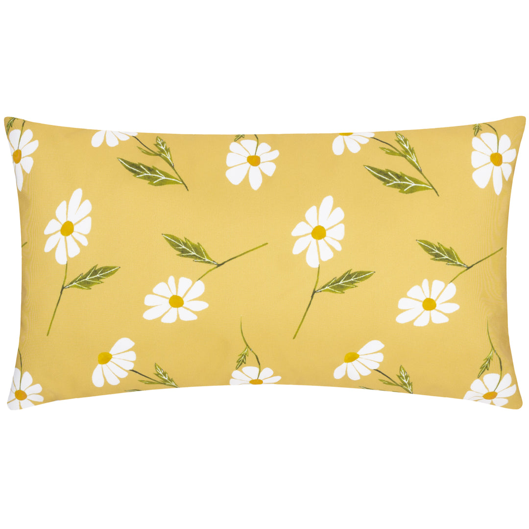 Daisies 30x50 Outdoor Cushion Case Yellow - image 2