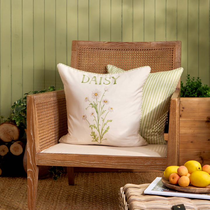 DAISY 50X50 OUTDOOR CUSHION CASE GREEN