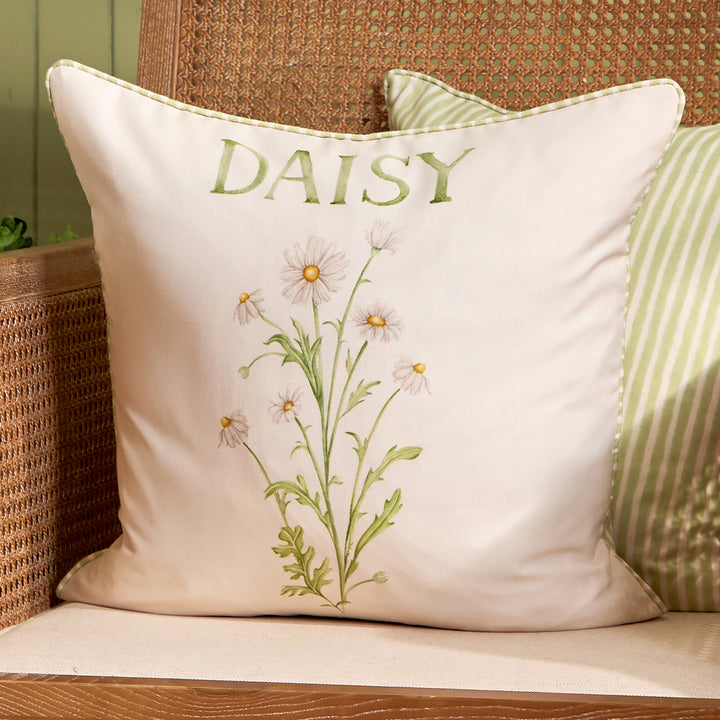 DAISY 50X50 OUTDOOR CUSHION CASE GREEN