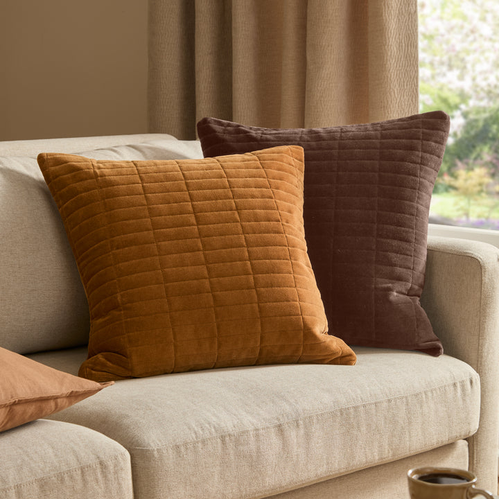 Dales Quilted 50x50 Cushion Case Pecan - image 4