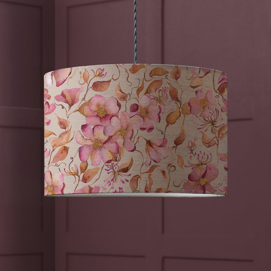 DAPHNE PRIMROSE EVA 30CM LAMPSHADE PINK