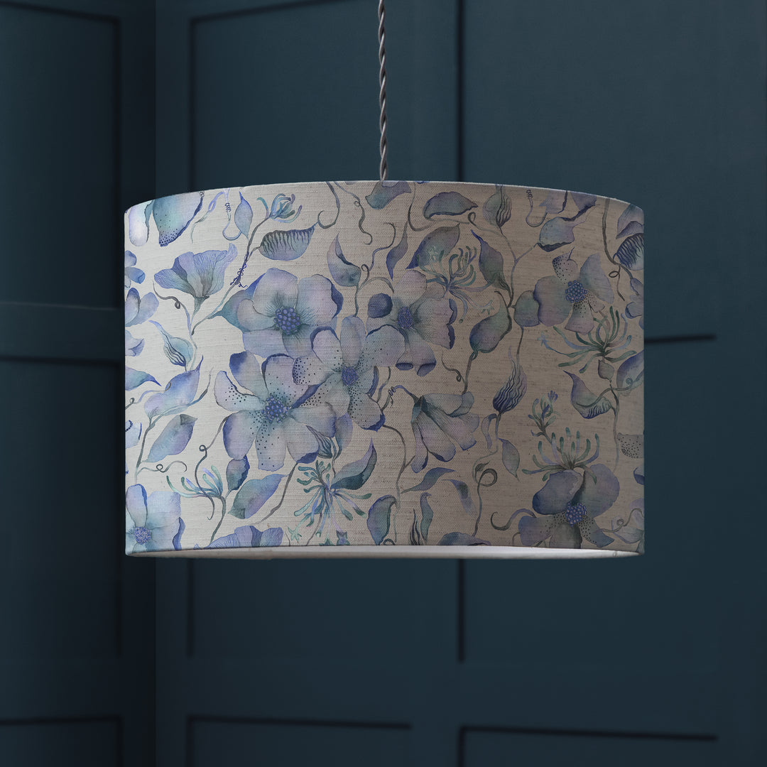 Daphne Delft Blue EVA 46cm Lampshade Blue