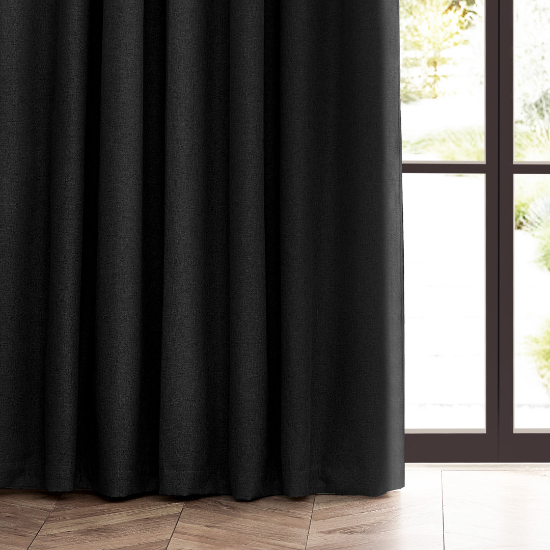 DAWN 117X183 PENCIL PLEAT CURTAIN BLACK