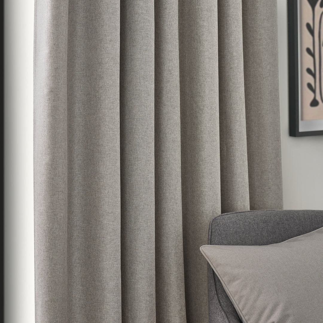 DAWN 117X183 PENCIL PLEAT CURTAIN LINEN