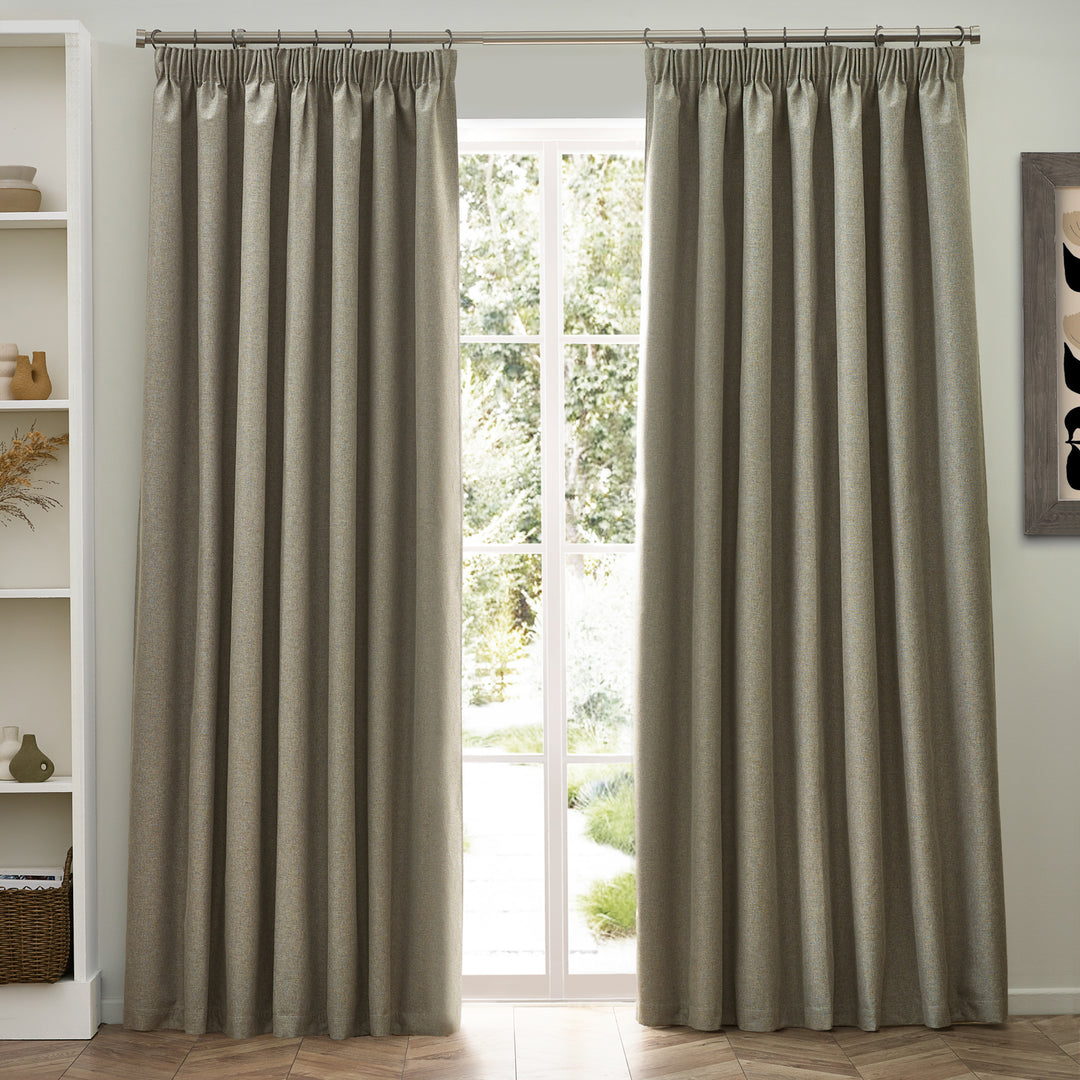 Dawn 168x229 Pencil Pleat Curtain Natural - image 6