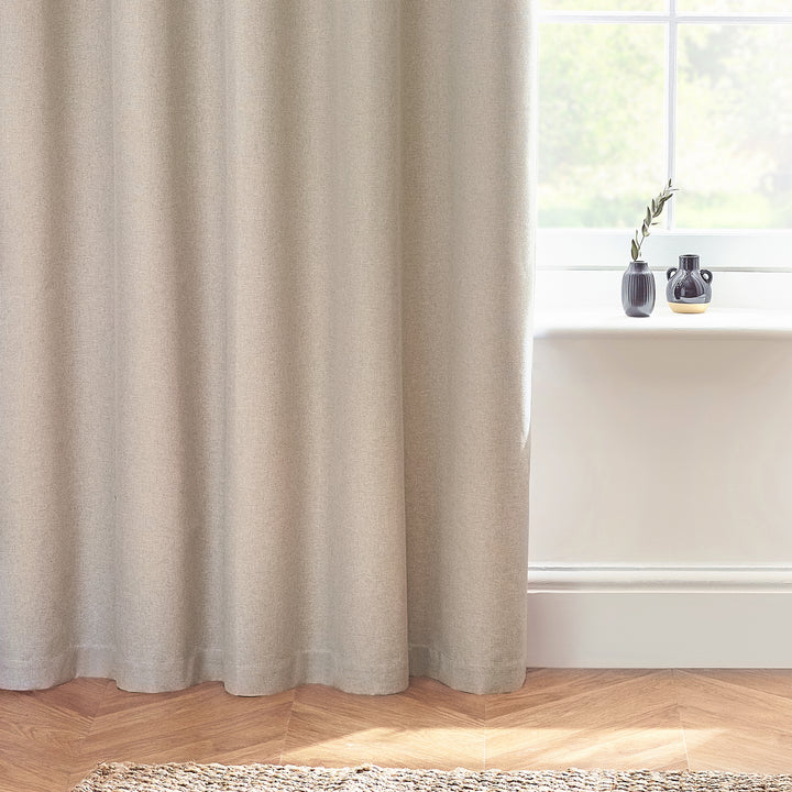 DAWN 168X137 EYELET CURTAIN LINEN