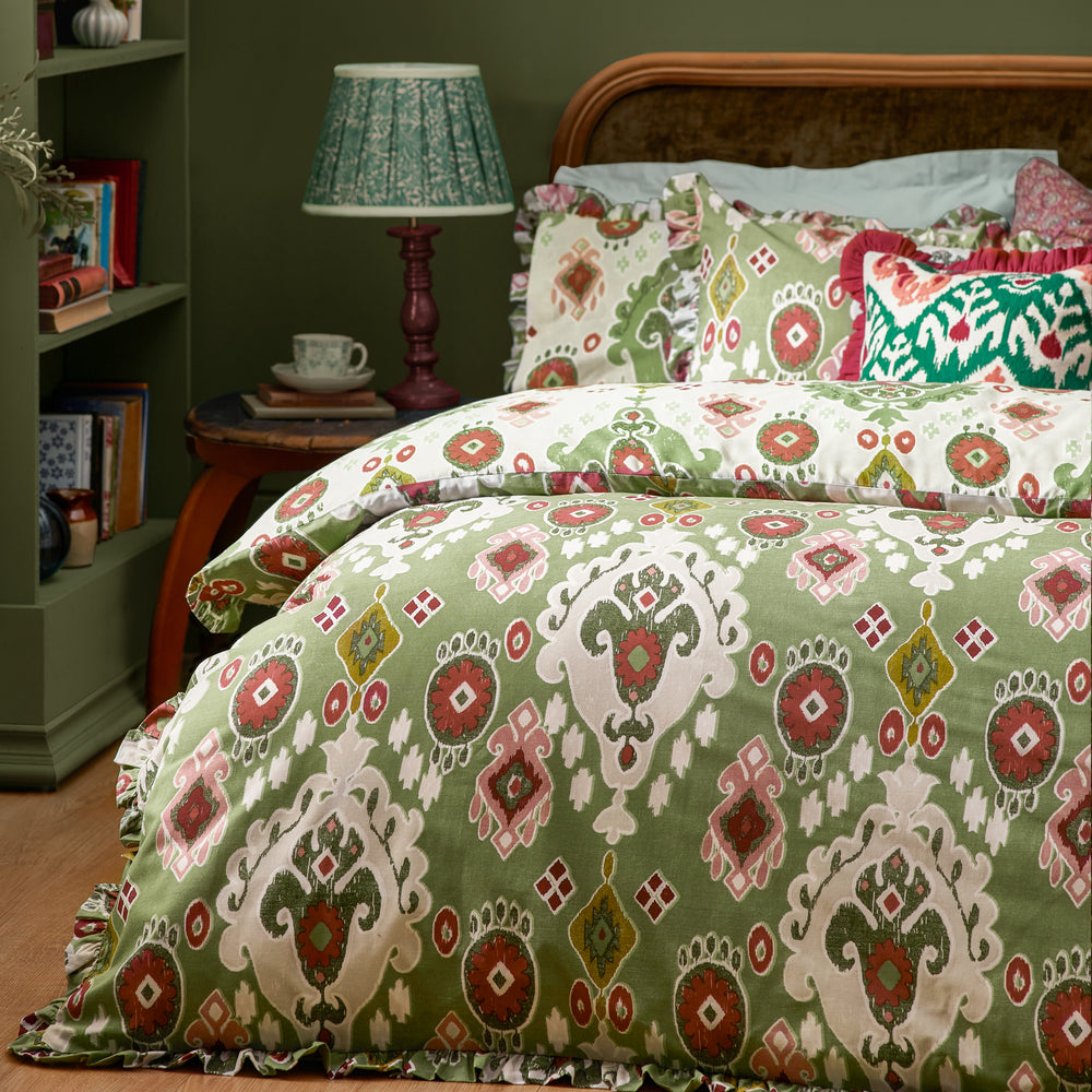 Dawson King Size Duvet Set Cedar Green - image 2
