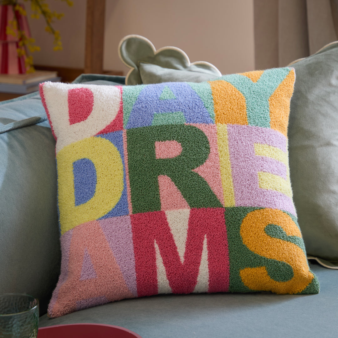 Daydreams Tuft 43x43 Cushion Case Multi
