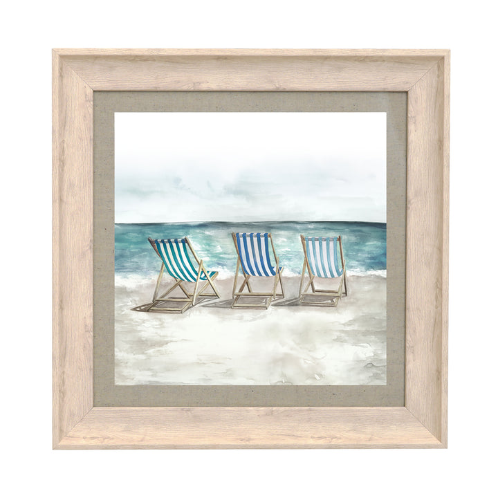 FRAME BIRCH DECK CHAIRS INDIGO 46X46