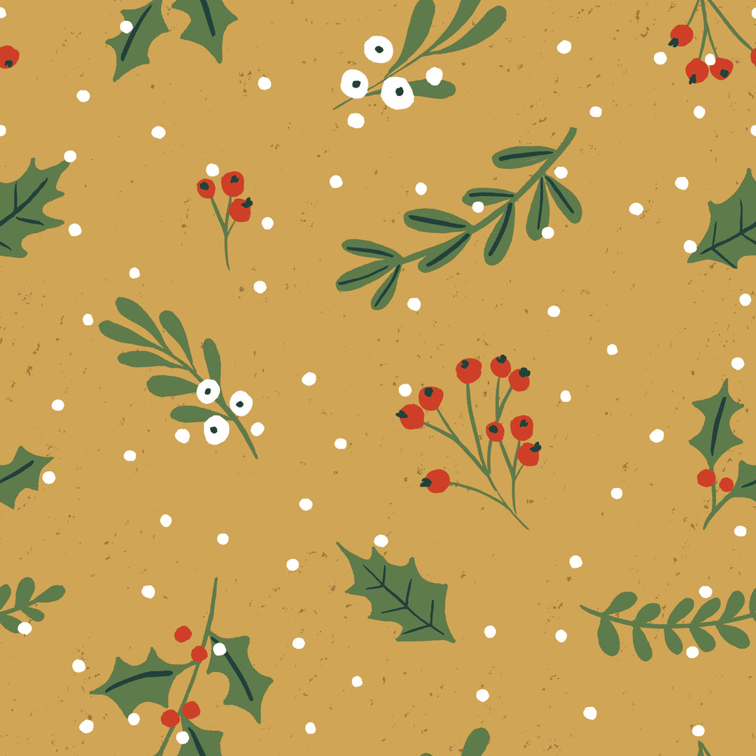 Deck The Halls Single Duvet Set Pine Green - image 6