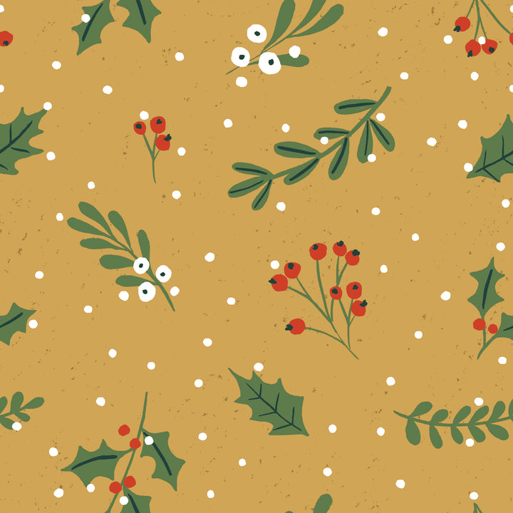 Deck The Halls Single Duvet Set Pine Green - image 6