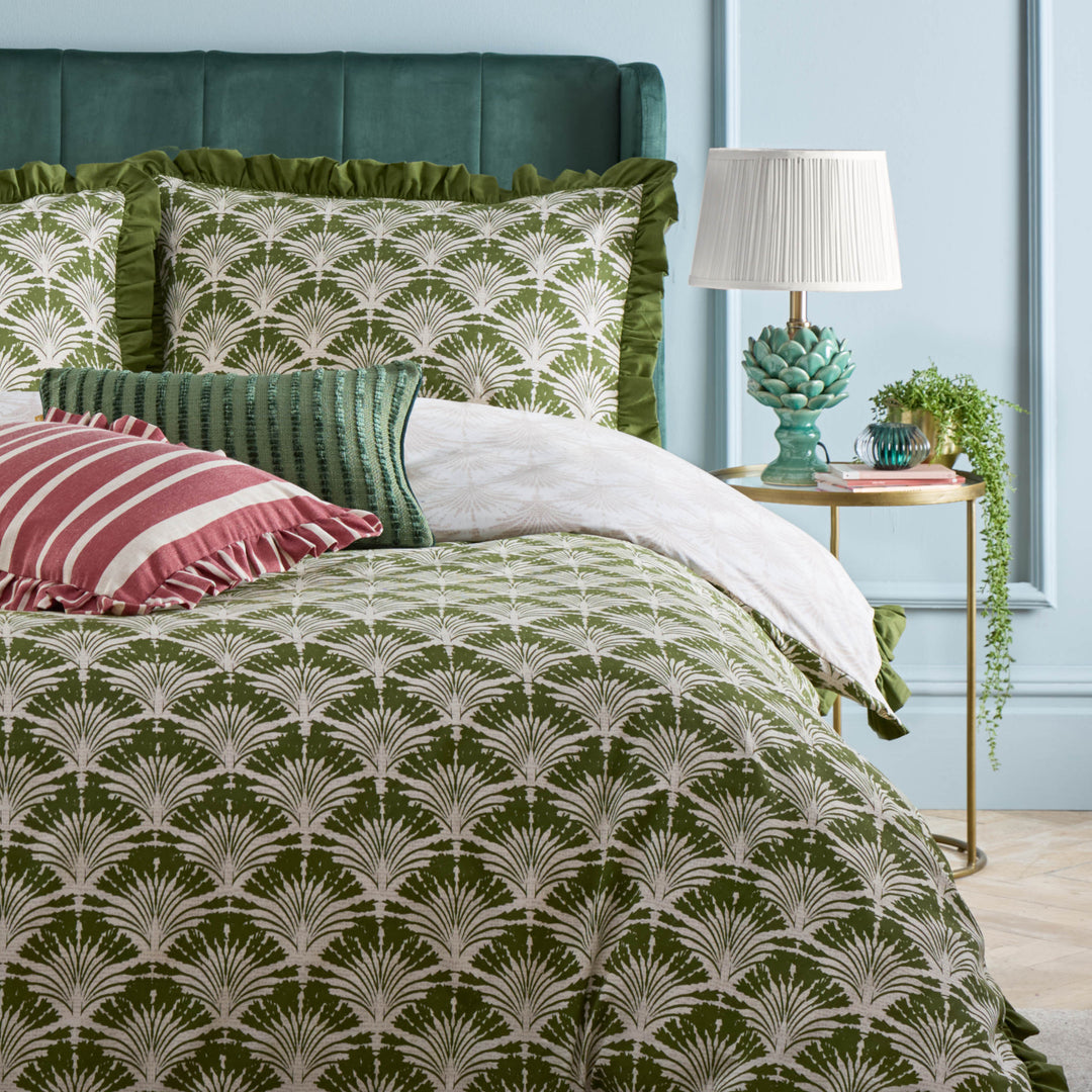Deco Palm Single Duvet Set Moss - image 2