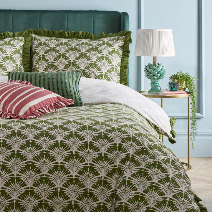 Deco Palm Super King Duvet Set Moss - image 2