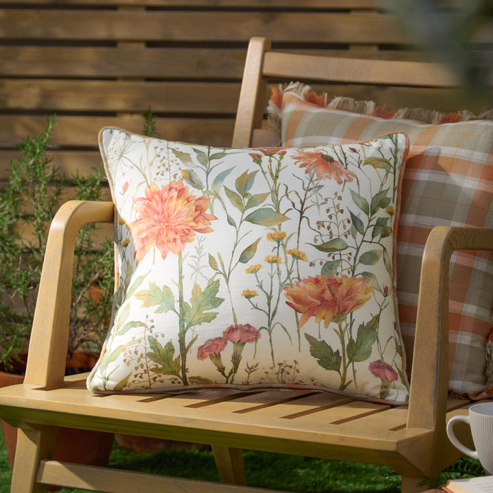 Delamere 45x45 Outdoor Cushion Case Russet