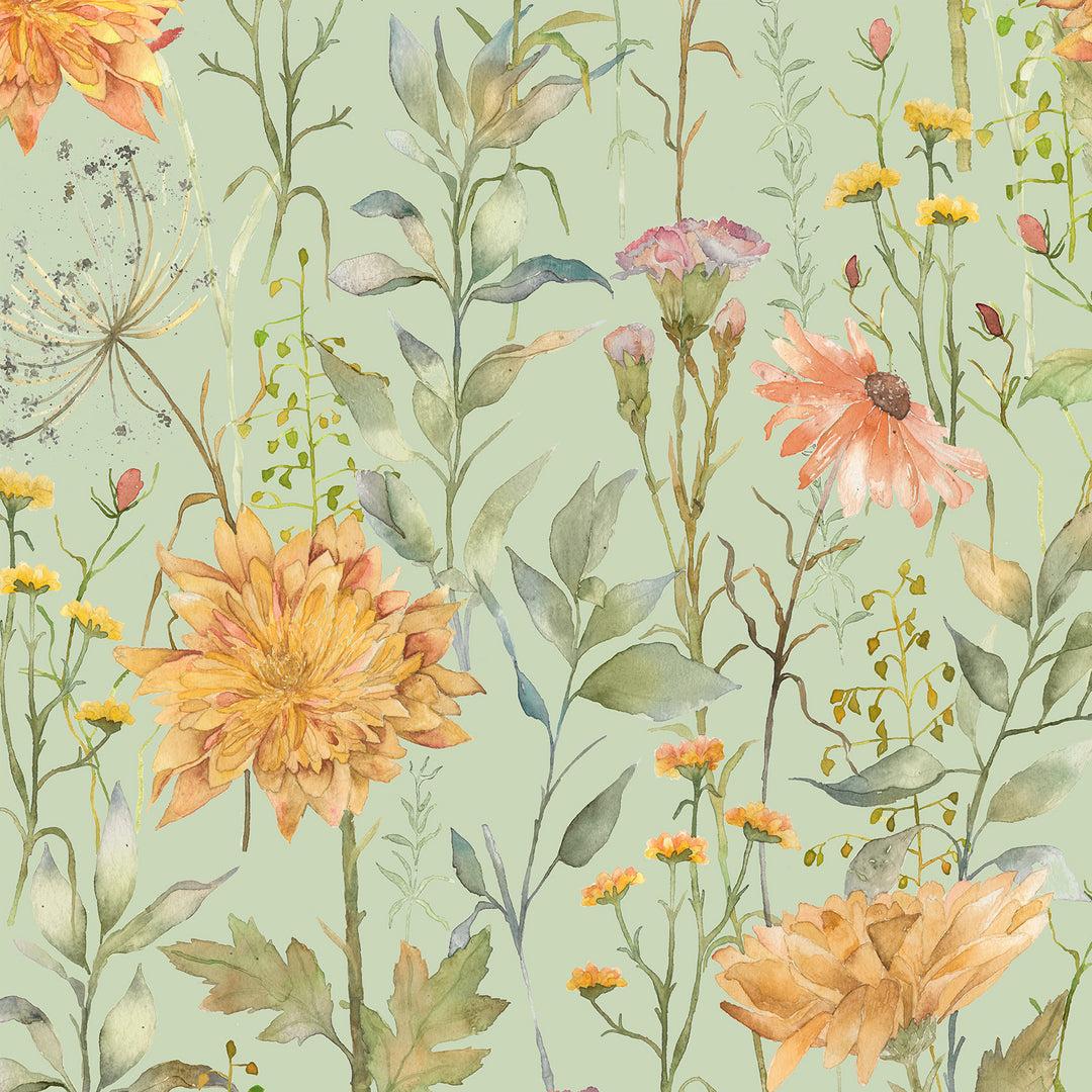 Delamere Wallpaper Sage - image 3