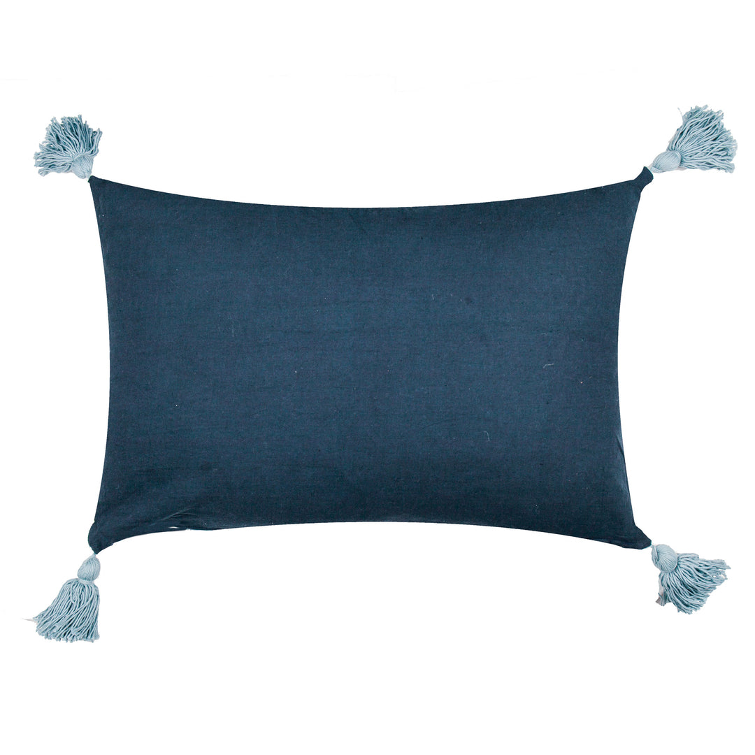 DELPHINE 40X60 CUSHION CASE DELPH BLUE