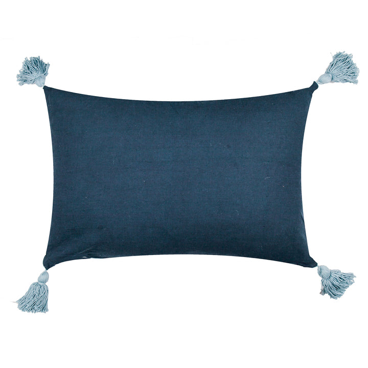 DELPHINE 40X60 CUSHION CASE DELPH BLUE