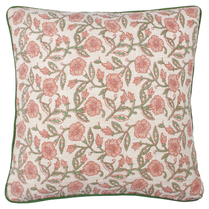 DELPHINE 50X50 CUSHION CASE CORAL