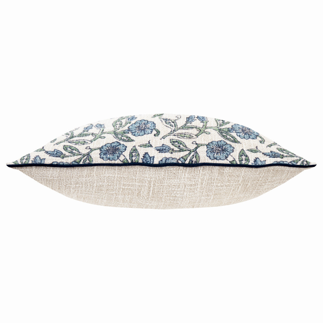DELPHINE 50X50 CUSHION CASE DELPH BLUE