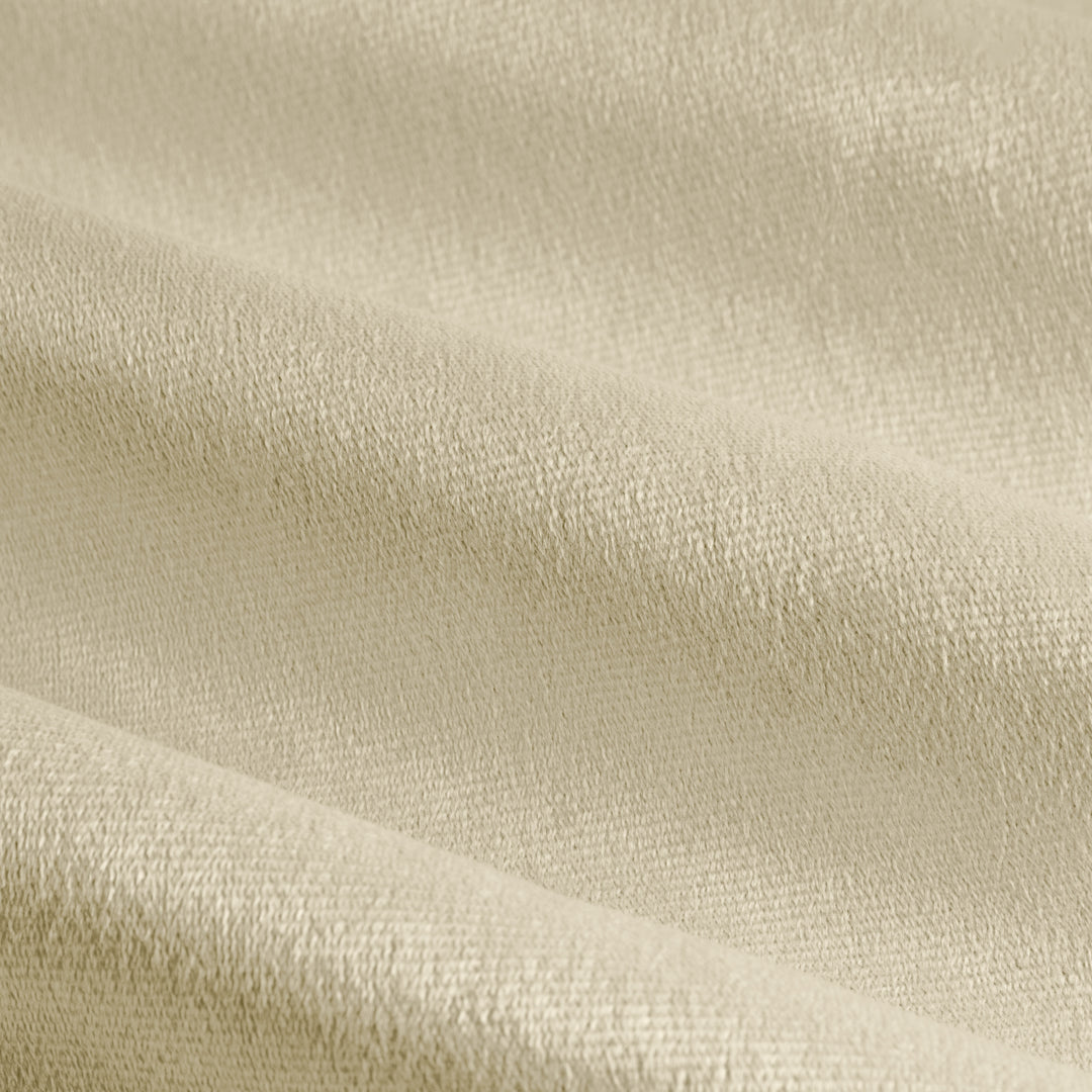 Deluxe Velvet Blackout 229x183 Pencil Pleat Curtains Natural - image 7