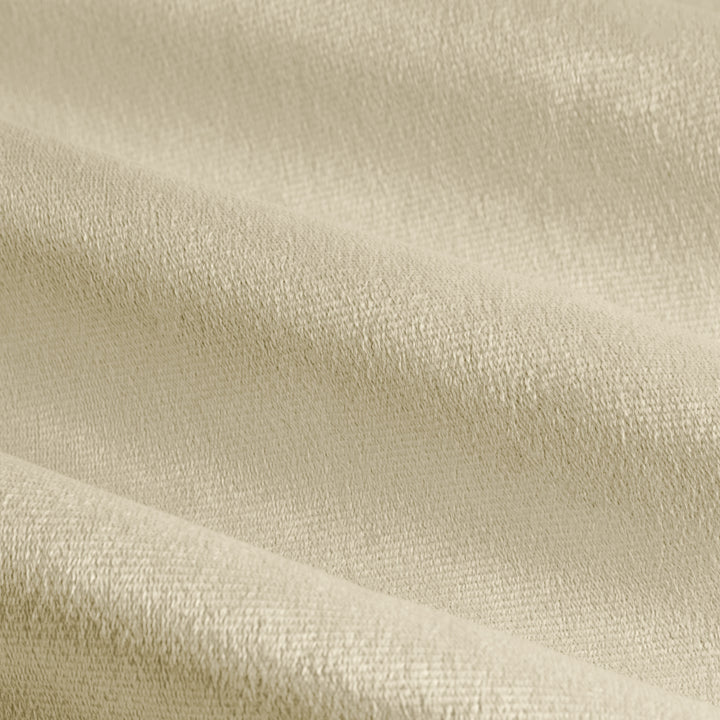 Deluxe Velvet 229x137 Eyelet Curtains Natural - image 6