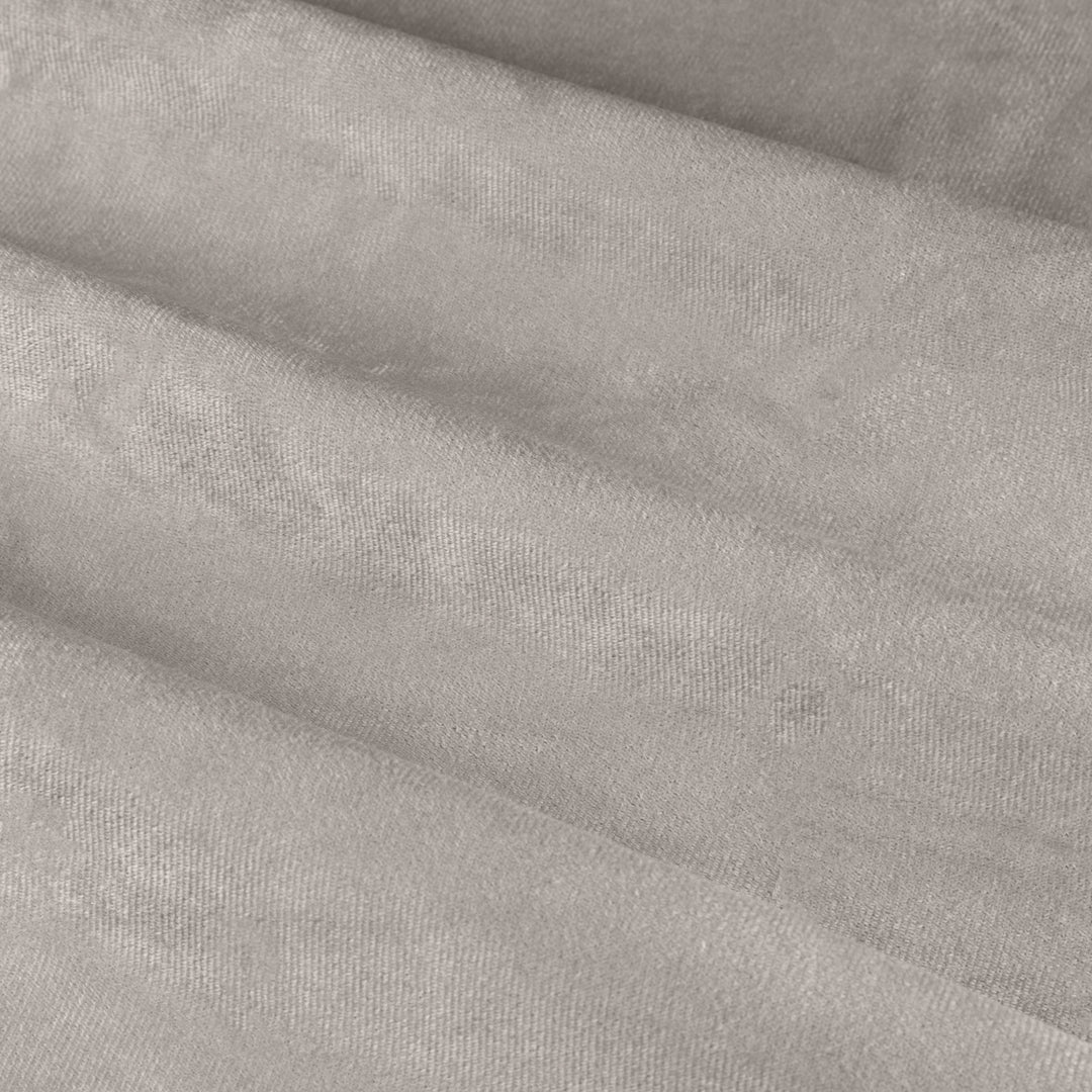 Deluxe Velvet 168x229 Pencil Pleat Curtains Silver - image 6