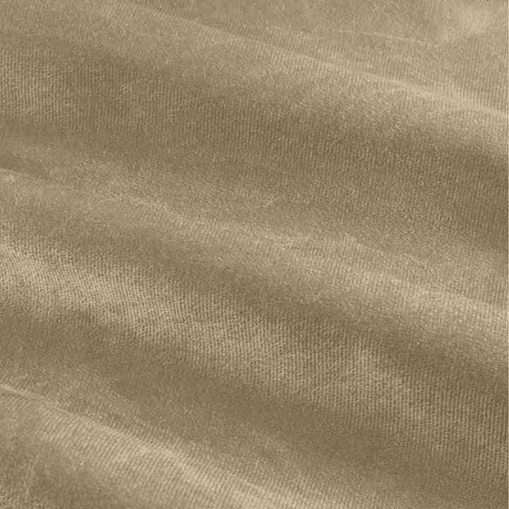 Deluxe Velvet 229x183 Pencil Pleat Curtains Mocha - image 6