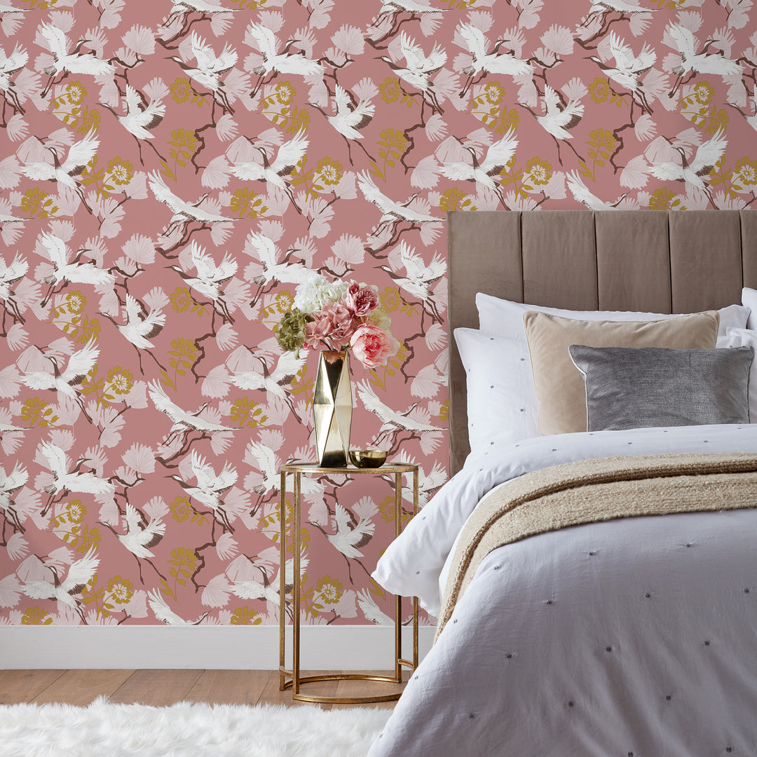 DEMOISELLE WALLPAPER BLUSH