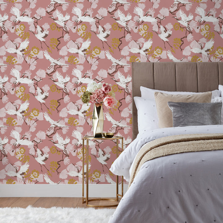 DEMOISELLE WALLPAPER BLUSH