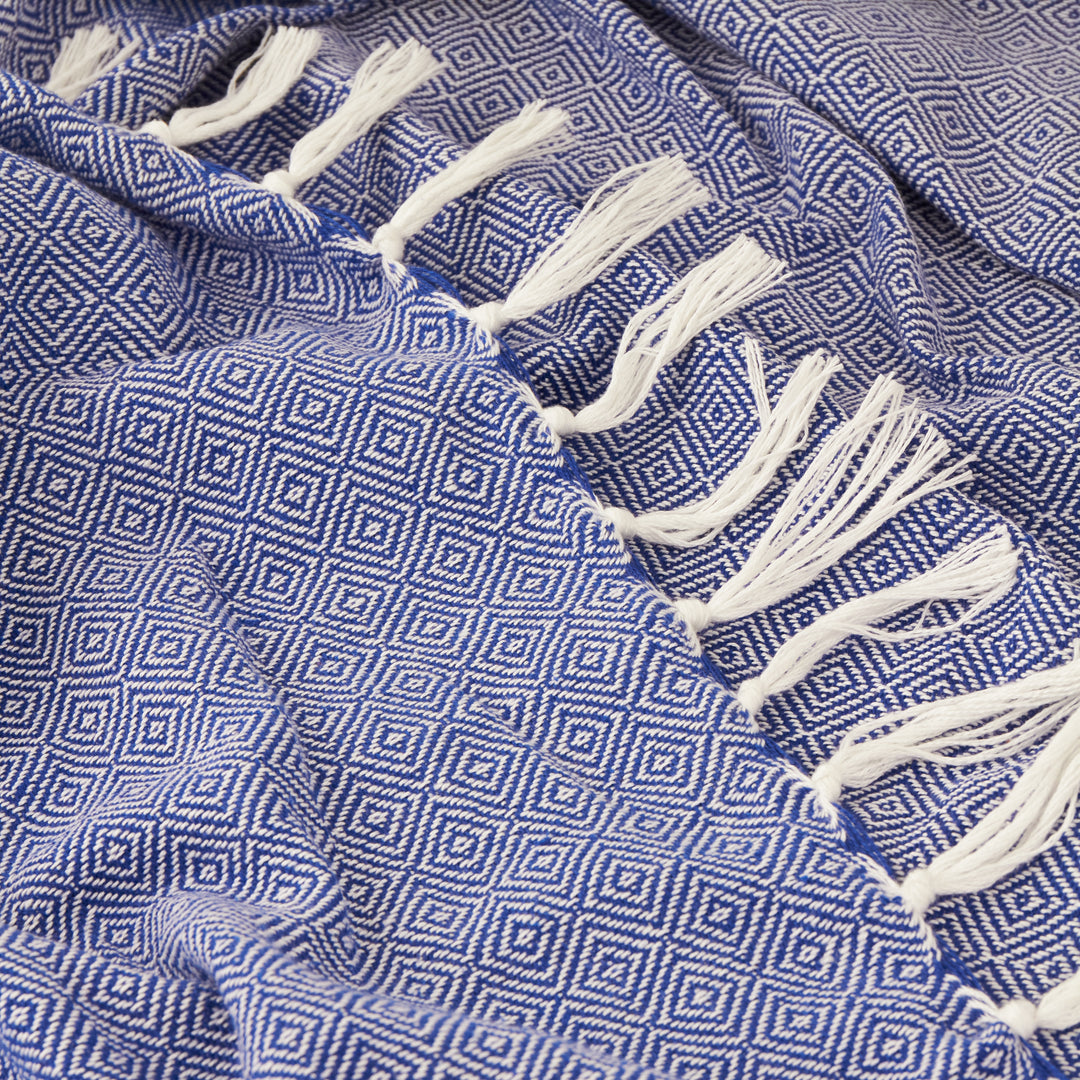 Dessa 130x180 Outdoor Throw Cobalt - image 3