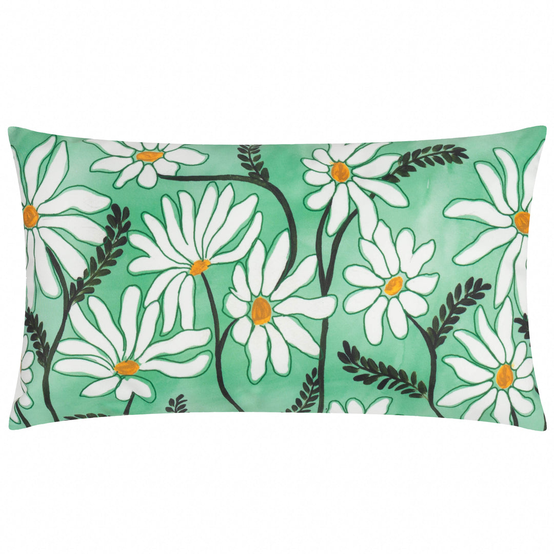 Daisy Fields 30x50 Outdoor Cushion Case Mint - image 2
