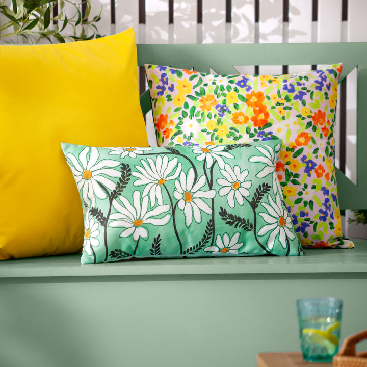 Daisy Fields 30x50 Outdoor Cushion Case Mint - image 6