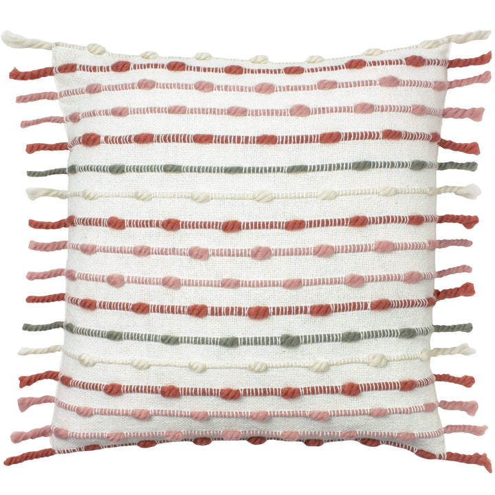 DHADIT 45X45 CUSHION CASE BLUSH/NATURAL