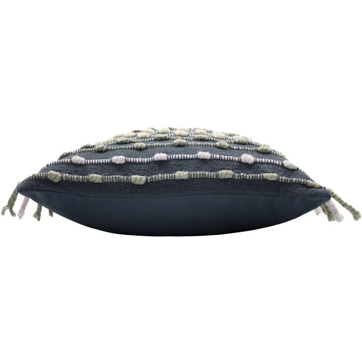 DHADIT 45X45 CUSHION CASE CHARCOAL/NATURAL
