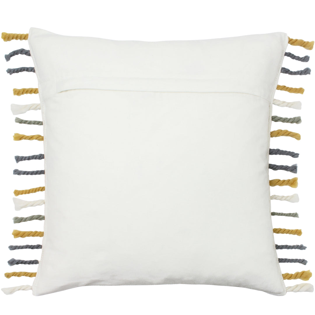 DHADIT 45X45 CUSHION CASE OCHRE/NATURAL