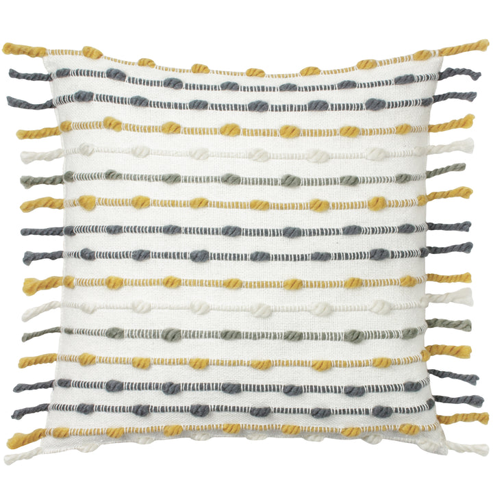 DHADIT 45X45 CUSHION CASE OCHRE/NATURAL