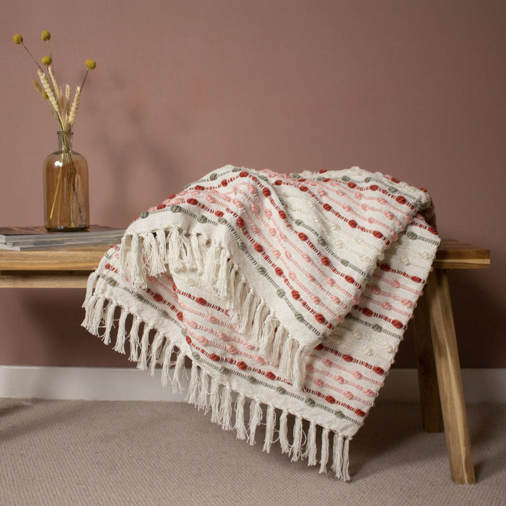 Dhadit 130x150 Throw Blush - image 4