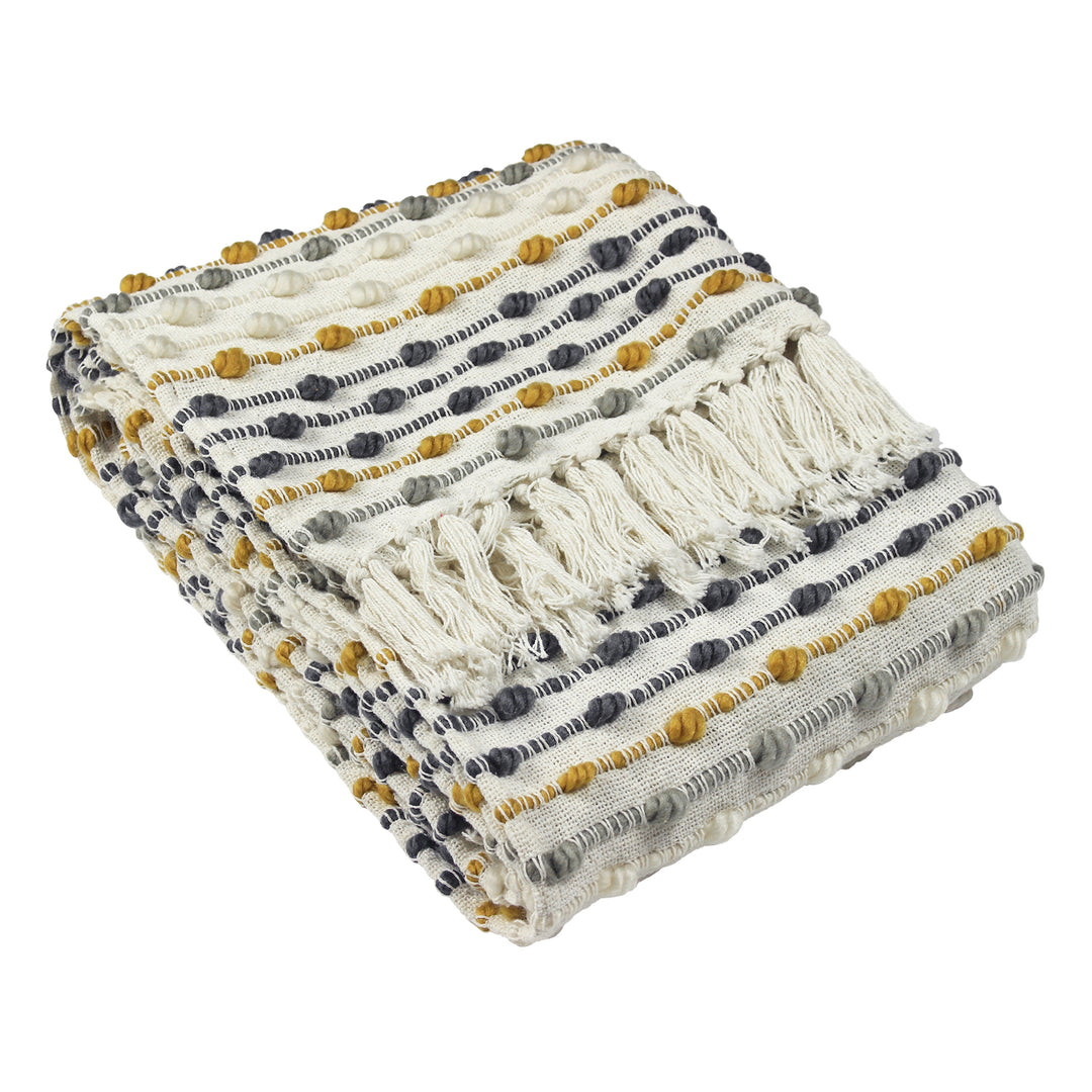 Dhadit 130x150 Throw Ochre