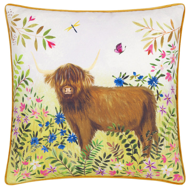 DAISY HILL AGNES 45X45 CUSHION CASE MULTI/TAN