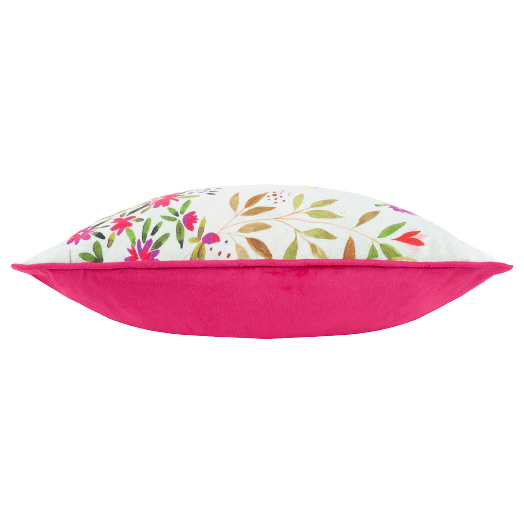 DAISY HILL WILLOW BIRDS 45X45 CUSHION CASE MULTI/PINK