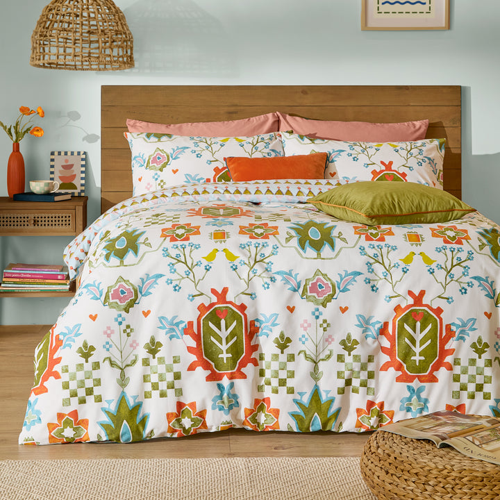 Dilara Double Duvet Set Blue