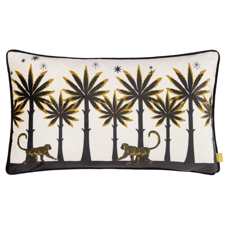 DESERT MONKEY 30X50 CUSHION CASE IVORY