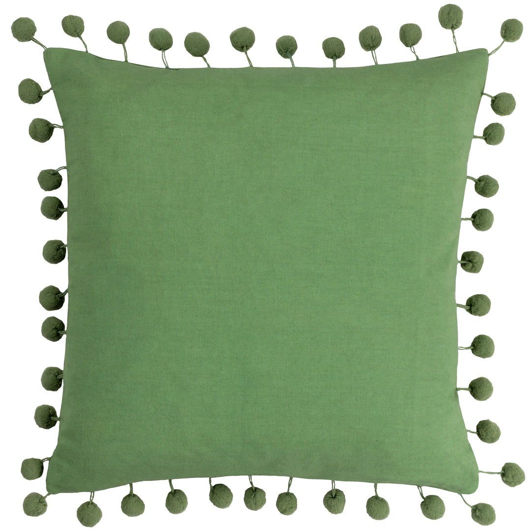DORA 45X45 CUSHION CASE LEAF GREEN